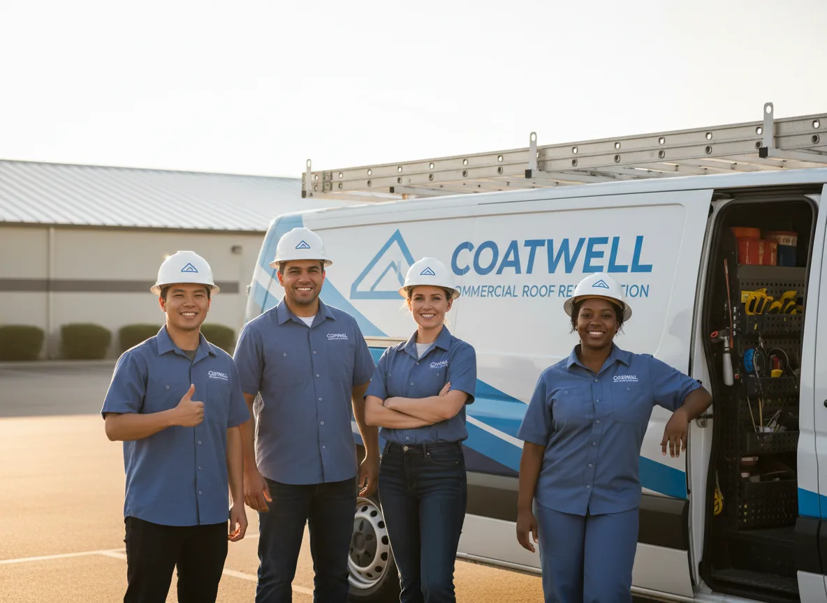 Commercial roof coating company in Mountain Top, PA